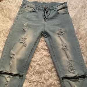 Distressed Jeans